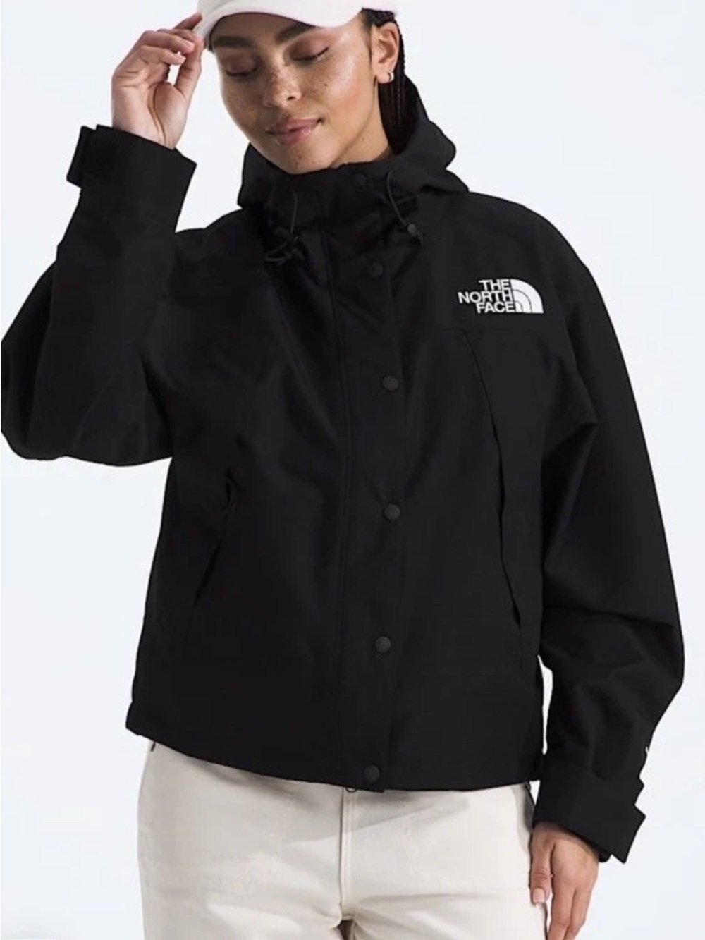 NWT The North Face Womens DryVent Mono Mountain Jacket Black Size Large L